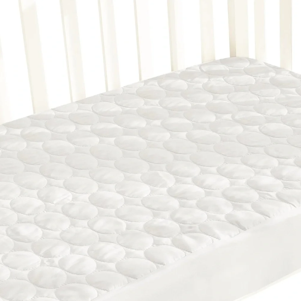 TWO Crib Mattress Protector Pad Waterproof Covers